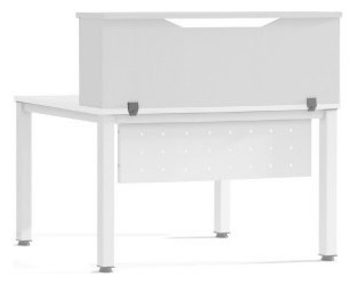 MODULO RECEPCION ALTILLO 100CM BLANCO / BLANCO. MEDIDAS 100X40X30CM. (MESA NO INCLUIDA EN EL PRECIO, SE COMPRA APARTE) ROCADA 5010AW04 (Espera 4 dias)