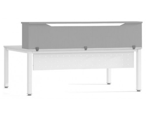 MODULO RECEPCION ALTILLO 180CM GRIS / GRIS MEDIDAS 180X40X30CM. (MESA NO INCLUIDA EN EL PRECIO, SE COMPRA APARTE) ROCADA 5018AN02 (Espera 4 dias)