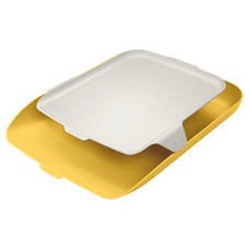 LEITZ Bandeja de sobremesa c/organizador Cosy amarillo-IR30 LEITZ Bandeja de sobremesa c/organizador Cosy amarillo