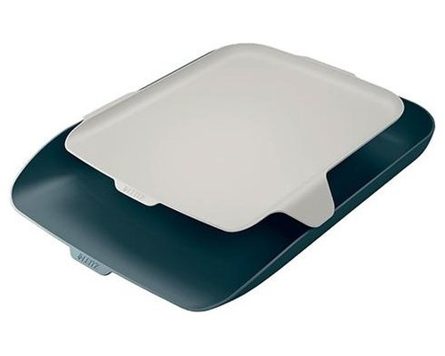 LEITZ Bandeja de sobremesa c/organizador Cosy gris-IR30 LEITZ Bandeja de sobremesa c/organizador Cosy gris