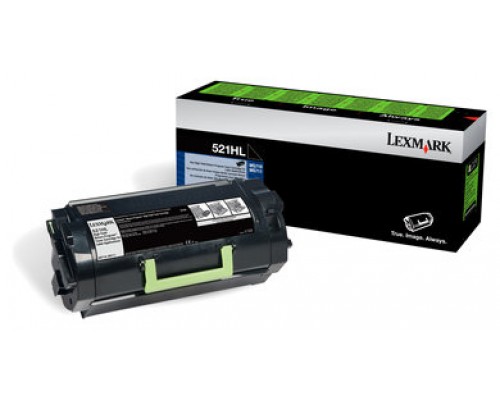 Lexmark 520HAL Cartucho de toner de rendimiento alto para etiquetas