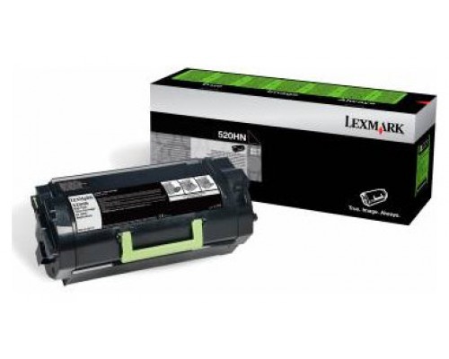 Lexmark 520XN Cartucho Corporativo Extra Alto Rendimiento (45.000 pag.)