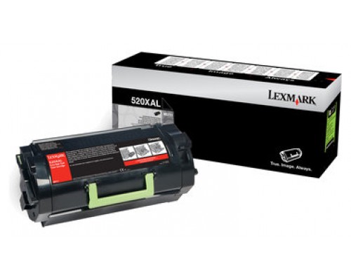 Lexmark 520XAL Cartucho de toner de rendimiento extra alto para etiquetas