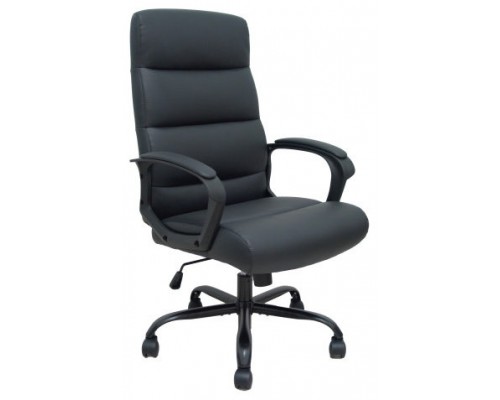 SILLÓN TOLEDO SIMILPIEL NEGRO BASE METÁLICA NEGRA PIQUERAS Y CRESPO 545BSP840 (Espera 4 dias)