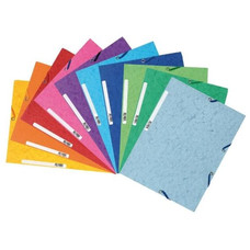 EXACOMPTA Paq.10 carpetas con gomas y 3 solapas Nature Future 400g surtidos-IR40 EXACOMPTA Paq.10 carpetas con gomas y 3 solapas Nature Future 400g surtidos