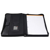 EXACOMPTA Carpeta de conferencias Exactive con calculadora A4 negro-IR40 EXACOMPTA Carpeta de conferencias Exactive con calculadora A4 negro