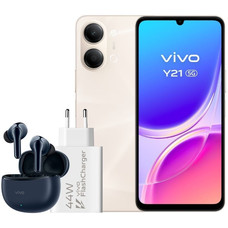 VIVO Y21 5G 4Gb(+4) 256Gb Gold Cargador + Auric.