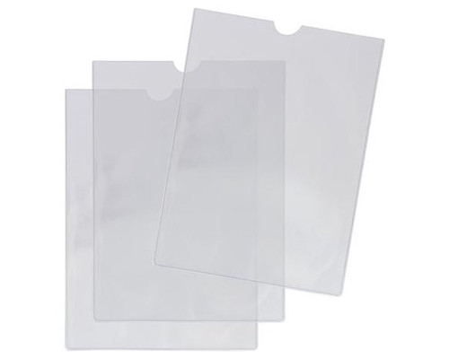 GRAFOPLAS C.50 dossiers uñeros PVC cuarto transparente-IR40 GRAFOPLAS C.50 dossiers uñeros PVC cuarto transparente