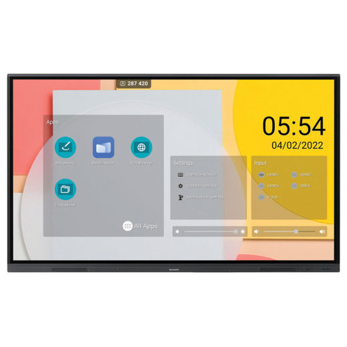 Sharp PN-L652B 165,1 cm (65") 3840 x 2160 Pixeles LCD Negro (Espera 4 dias)-SX20 Sharp PN-L652B 165,1 cm (65") 3840 x 2160 Pixeles LCD Negro (Espera 4 dias)
