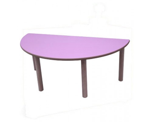 MESA SEMIREDONDA 120 CM (TALLA 0 - 3) HAYA MOBEDUC 600553H180 (Espera 4 dias)