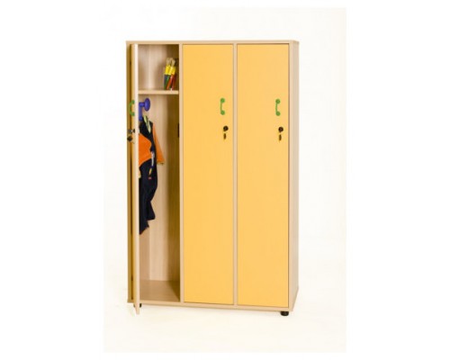 MUEBLE TAQUILLA 3 NIÑOS 147 CM ALTO CON LLAVE HAYA MOBEDUC 600616HPC18 (Espera 4 dias)