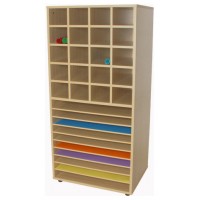MUEBLE CARTULINERO Y 20 CASILLAS HAYA MOBEDUC 602209HP18 (Espera 4 dias)