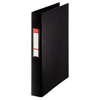 ESSELTE Carpeta PVC 2 anillas 25mm folio negro
