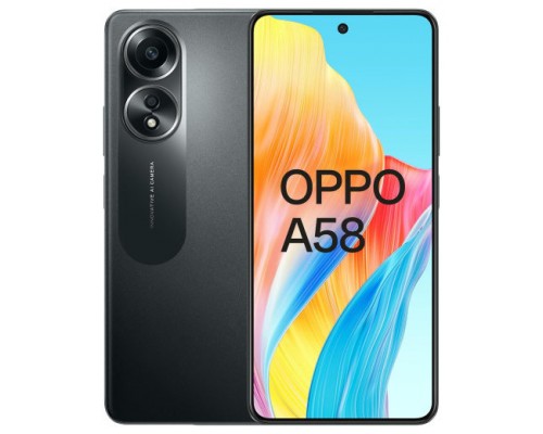 OPPO A58 6GB/128GB BLACK + USB 3.1 TYPE C (Espera 4 dias)