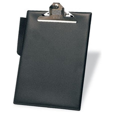 GRAFOPLAS Portapapeles PVC con Pinza y portaboligrafos folio negro-IR29 GRAFOPLAS Portapapeles PVC con Pinza y portaboligrafos folio negro