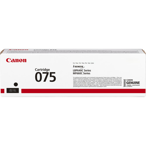 CANON Toner 075 K: LBP646 LBP647 MF664 MF667 black 1.400p.-IR20 CANON Toner 075 K: LBP646 LBP647 MF664 MF667 black 1.400p.