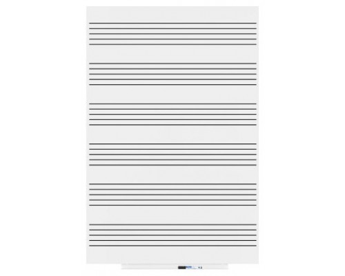 PIZARRA SKINMUSIC 100X150CM LACADA BLANCO PENTAGRAMA ROCADA 6421RM (Espera 4 dias)