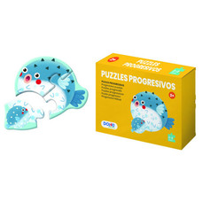 CAJA 4 PUZZLES PROGRESIVOS ANIMALES - PUZZLE DE 2/3 PIEZAS - A PARTIR DE 2 AÑOS DOHE 65000 (Espera 4 dias)-SX9,900 CAJA 4 PUZZLES PROGRESIVOS ANIMALES - PUZZLE DE 2/3 PIEZAS - A PARTIR DE 2 AÑOS DOHE 65000 (Espera 4 dias)