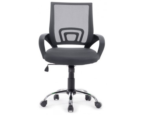 SILLA DE OFICINA EQUIP DE MALLA COLOR GRIS OSCURO