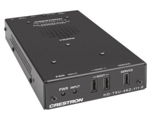 CRESTRON DM LITE 4K60 4:4:4 TRANSMITTER FOR USB-C DISPLAYPORT, USB 2.0, AND ETHERNET SIGNAL EXTENSION OVER CATX CABLE- MODELO: HD-TXU-4KZ-111-E (6511923) (Espera 4 dias)