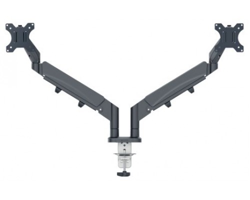 BRAZO PARA MONITOR DUAL LEITZ ERGO SPACESAVING COLOR GRIS OSCURO KENSINGTON 65370089 (Espera 4 dias)