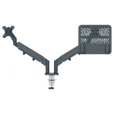 BRAZO DUAL PARA MONITOR Y PORTÁTIL ERGO SPACESAVING COLOR GRIS OSCURO LEITZ 65380089 (Espera 4 dias)-SX25 BRAZO DUAL PARA MONITOR Y PORTÁTIL ERGO SPACESAVING COLOR GRIS OSCURO LEITZ 65380089 (Espera 4 dias)