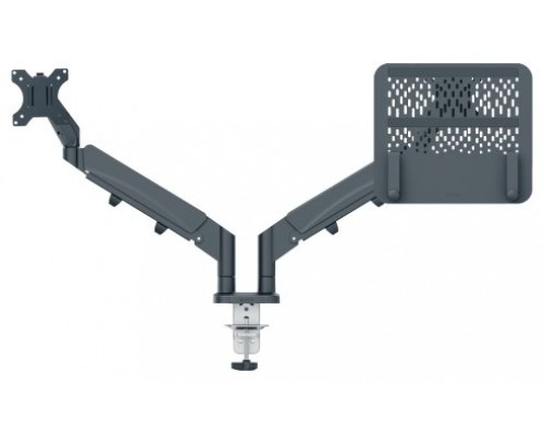 BRAZO DUAL PARA MONITOR Y PORTÁTIL ERGO SPACESAVING COLOR GRIS OSCURO LEITZ 65380089 (Espera 4 dias)-SX25 BRAZO DUAL PARA MONITOR Y PORTÁTIL ERGO SPACESAVING COLOR GRIS OSCURO LEITZ 65380089 (Espera 4 dias)