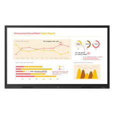 LG 65TR3BQ-B pizarra blanca interactiva 165,1 cm (65") 3840 x 2160 Pixeles Pantalla t&aacute;ctil Negro (Espera 4 dias)