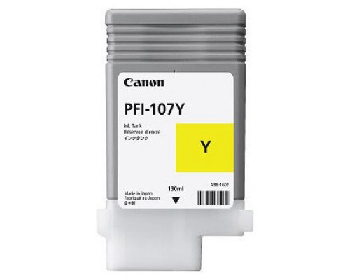 Canon IPF680 Cartucho Amarillo PFI107Y