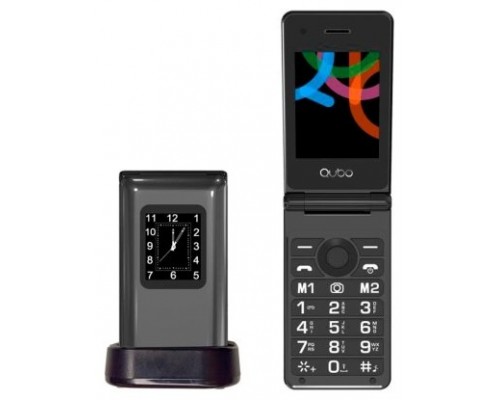 Telefono Qubo X-28BKC Negro - 2,8"+1,77" --HO25 Telefono Qubo X-28BKC Negro - 2,8"+1,77" -
