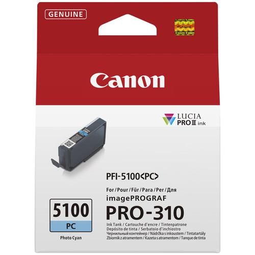 CANON Cartucho PFI-5100PC foto Cian 14,4ml para PRO-310