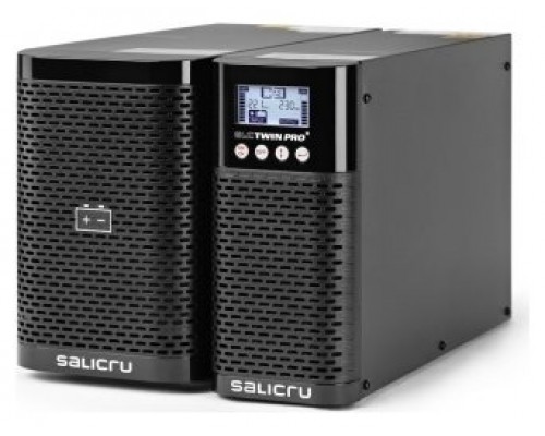 Salicru SLC 700 TWIN PRO2 IEC – Sistema de Alimentación Ininterrumpida (SAI/UPS) de 700 VA On-line doble conversión (Tipo de tomas IEC) (Espera 4 dias)