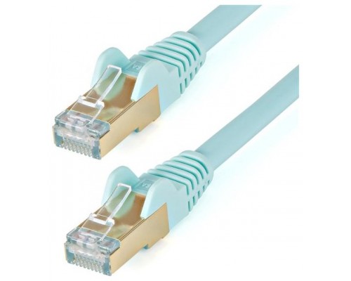 STARTECH CABLE 1,5M RED RJ45 CAT6A AQUA