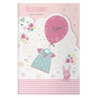 PACK 6 TARJETAS DE FELICITACI&Oacute;N MAM&Aacute;S - TAMA&Ntilde;O 11,5 X 17 CM - MODELO CONEJO DOHE 70091 (Espera 4 dias)