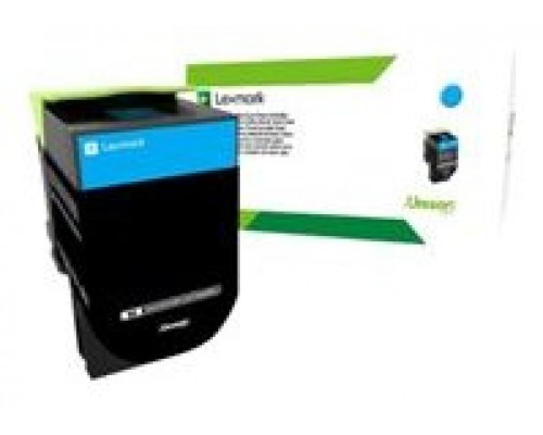 Lexmark 702HCE Cartucho Corporativo cian alto rendimiento (3.000 pag.)