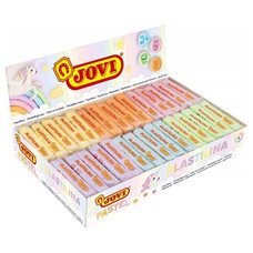 JOVI C.30 PASTILLAS PLASTILINA 50 G COLORES PASTEL