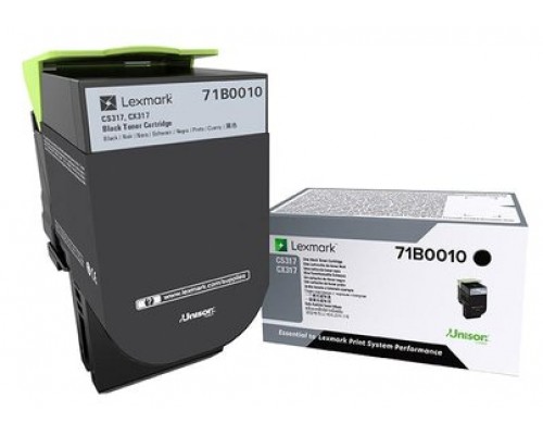 Lexmark CS/CX 317 Cartucho toner negro