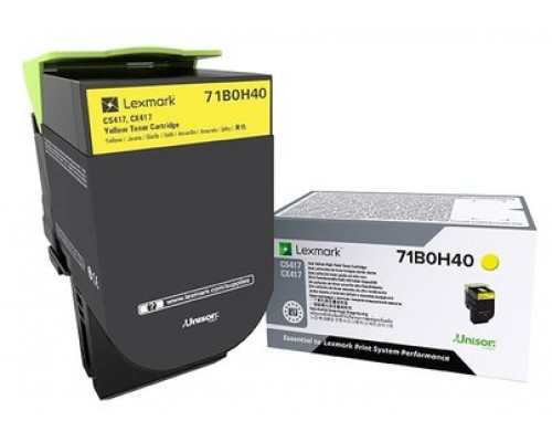 Lexmark CS/CX 417 Cartucho de toner amarillo Alto Rendimiento