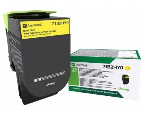 Lexmark CS/CX 417, 517 Cartucho de toner amarillo Alto Rendimiento Retornable