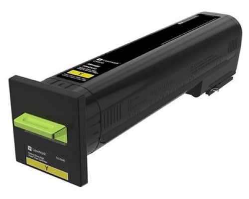 Lexmark CS820 Cartucho de toner amarillo rendimiento extra alto