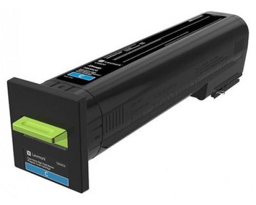 Lexmark CS820 Cartucho de toner cian rendimiento extra alto Retornable