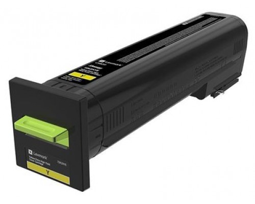 Lexmark CS820 Cartucho amarillo rendimiento extra alto Corporativo (22 000 paginas)