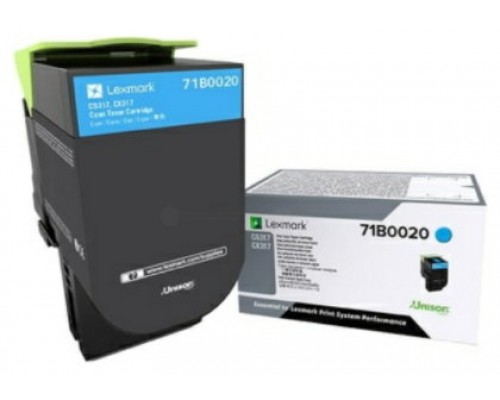 Lexmark CS/CX 827 Cartucho de toner cian