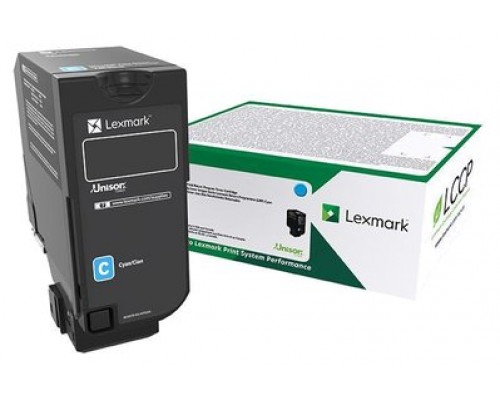 Lexmark CS/CX 827 Cartucho de toner cian Retornable