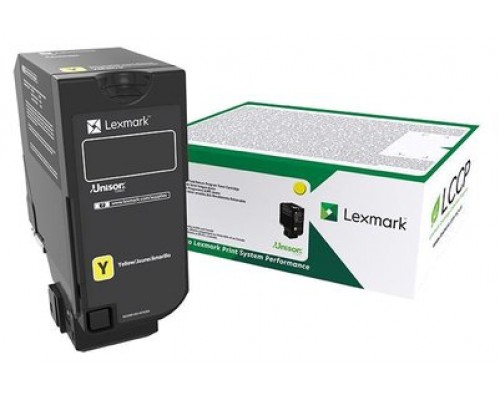 Lexmark CS/CX 827 Cartucho de toner amarillo Retornable