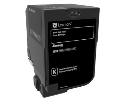 Lexmark CS720, CS725 Cartucho de toner negro de alto rendimiento