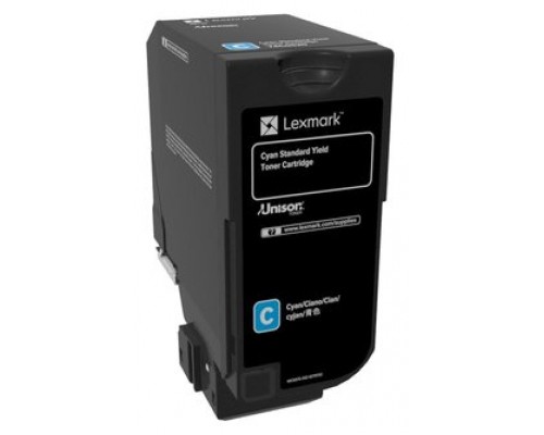 Lexmark CS720 Cartucho de toner cian