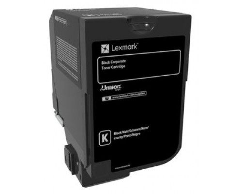 Lexmark CS720, CS725, CX725 Cartucho Corporativo negro (3 000 paginas)