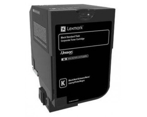 Lexmark CS720, CS725 Cartucho negro alto rendimiento Corporativo (20 000 paginas)