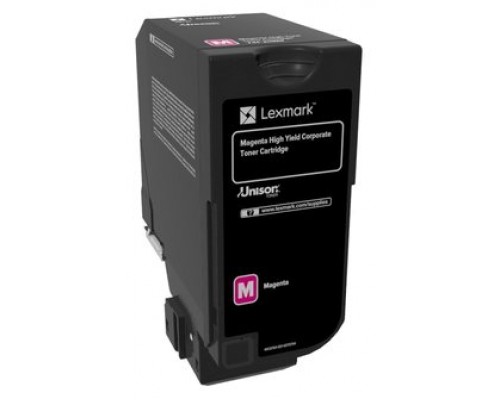 Lexmark CS725 Cartucho magenta alto rendimiento  Corporativo(12 000 paginas)